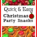 If you're looking for a quick and easy treat to make for your next holiday party, this is the way to go. pretzels, Rolo's, M&M's, and Ande's Mints are all you need to make a couple of trays full of a salty sweet treat.