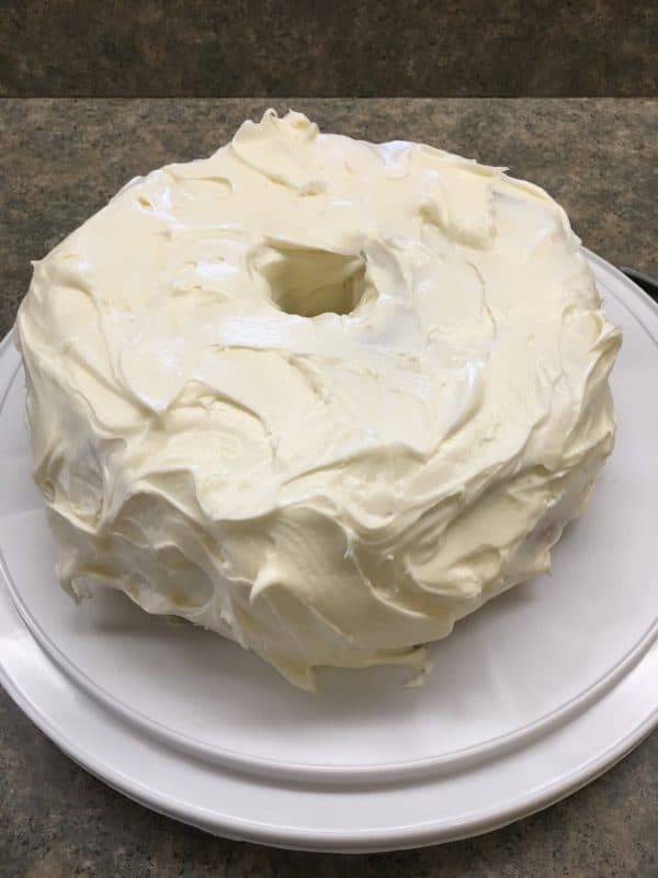 Moist Vanilla Pound Cake Recipe With Cream Cheese Frosting Back To My