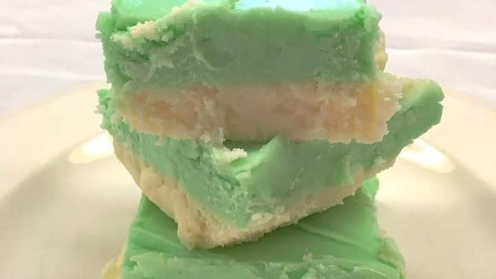 Fudge is good anytime of the year. Add a little peppermint and get a twist on your old favorite.