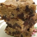 Blondies stacked on top of each other.
