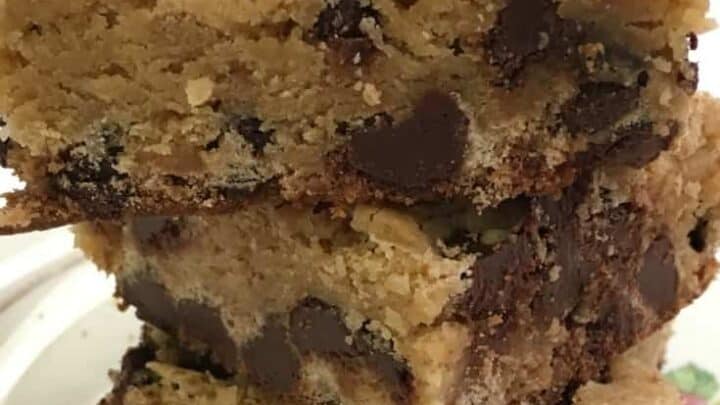 Easy Homemade Chocolate Chip Blondies