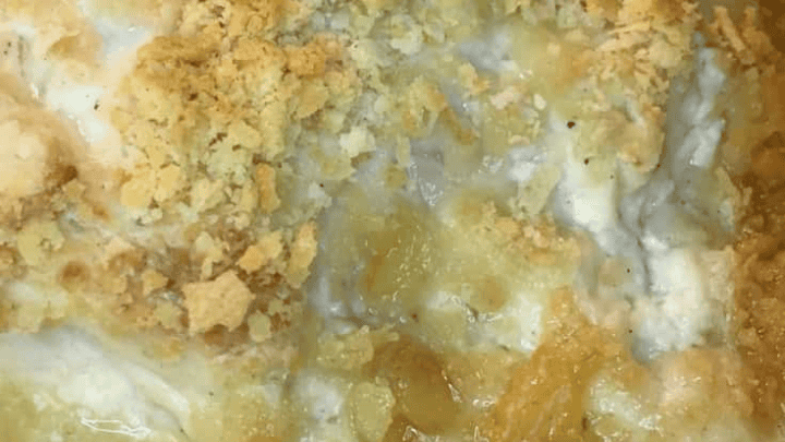 Creamy Ritz Cracker Chicken Casserole might be one of the easiest meals I've ever fixed. And, it has ingredients that I love--sour cream, butter, and Ritz Crackers.