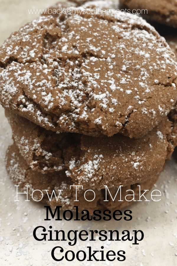 How To Make Molasses Gingersnap Cookies from Scratch