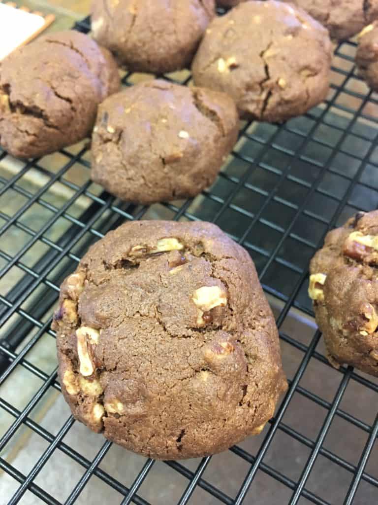 Chocolate Drop Powdered Cookies