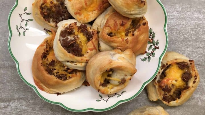 Easy Sausage Crescent Rolls are a great breakfast treat for guests. You can make the sausage crescent rolls ahead of time, freeze them, and eat them when you're ready.