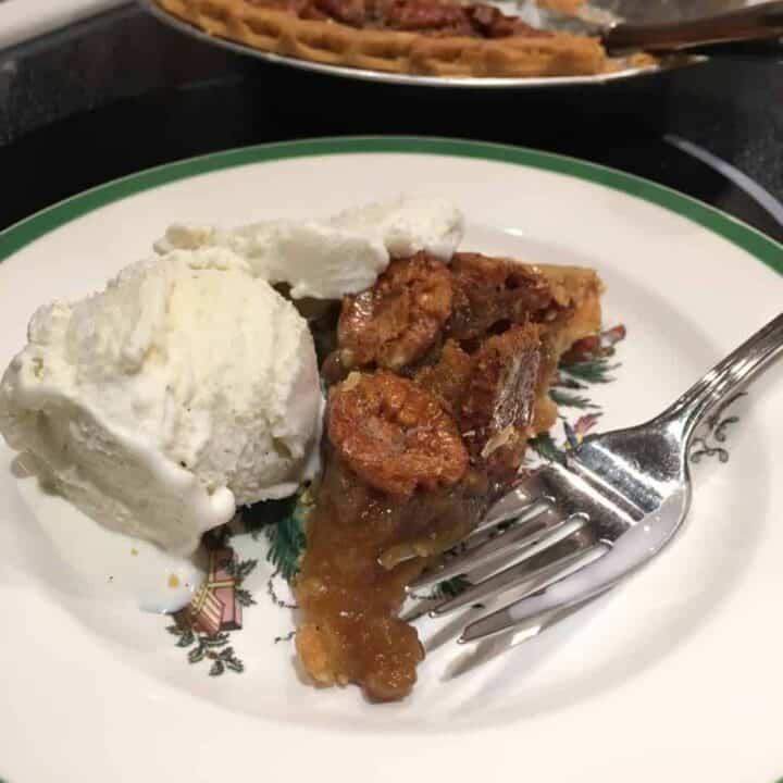 My dad's pecan pie recipe is a simple, delicious and easy recipe to make. It is great for holidays, including Thanksgiving and Christmas.