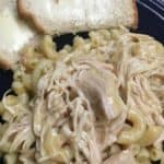 Creamy Chicken and Noodles is a great slow cooker homemade meal. The creamy chicken and noodle dish is buttery and budget-friendly.