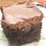 Homemade Frosted Brownies are a delicious recipe made from scratch. The brownies are easy to make and are a delicious dessert for any occasion, including holidays.