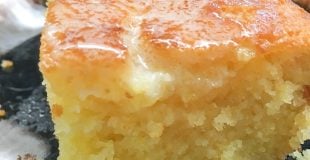 moist jiffy cornbread with butter melting on top