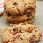 Chocolate Chip Pecan Cookies are a delicious treat any time of year, including the holidays and Christmas