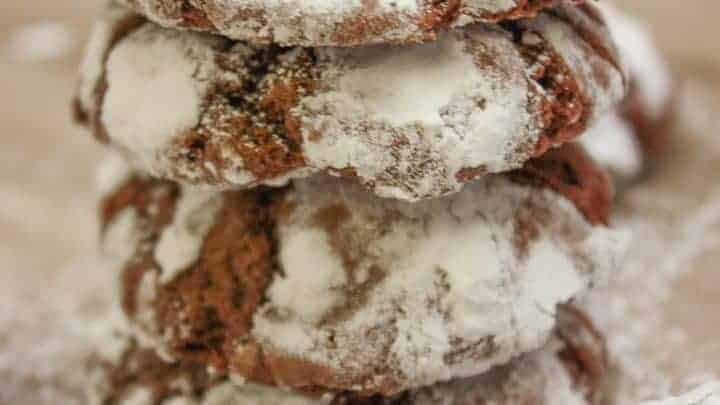 Chocolate Crinkle Cookies are a delicious treat for any holiday, including Christmas. These cookies are perfect for cookie exchange parties.