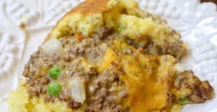 Picture of cheeseburger casserole