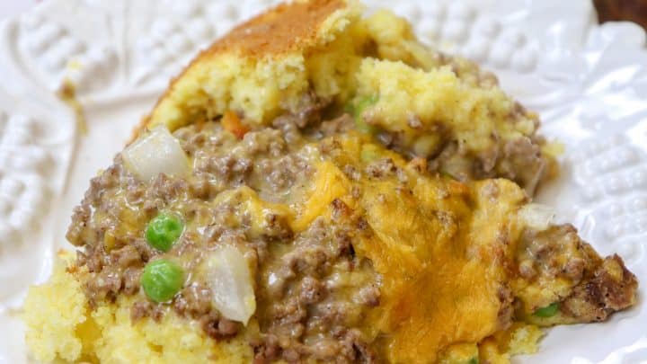 Picture of cheeseburger casserole