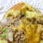 Picture of cheeseburger casserole