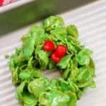 Picture of Christmas wreath cookies