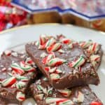 Picture of chocolate peppermint fudge