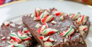 Picture of chocolate peppermint fudge