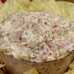 Picture of cream cheese dip in a bowl