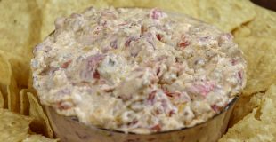 Picture of cream cheese dip in a bowl