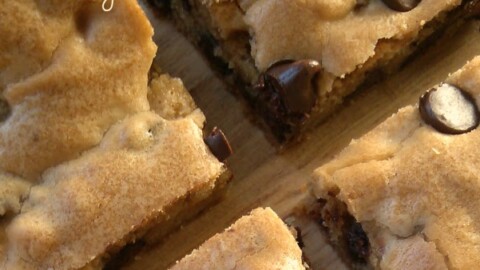 Image for Chewy Chocolate Chip Cookie Bars - South Your Mouth