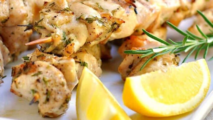 Image for Rosemary-Garlic Chicken Kabobs 