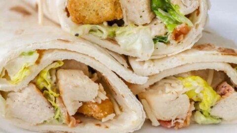 Image for Grilled Chicken Caesar Wraps {Yummy & Healthy} - Lil' Luna