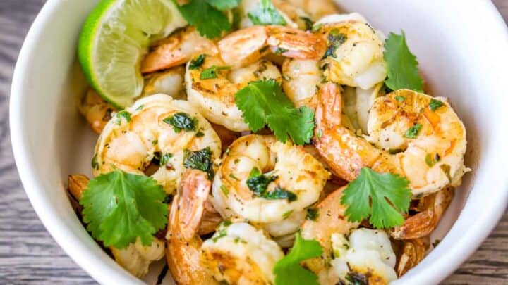 Image for 20 Minute Cilantro Lime Shrimp
