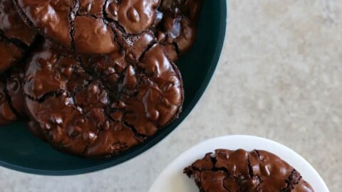 Image for Flourless Chocolate Mudslide Cookies {gluten-free, dairy-free}