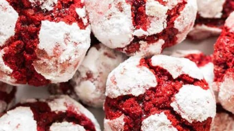 Image for Red Velvet Crinkle Cookies Recipe