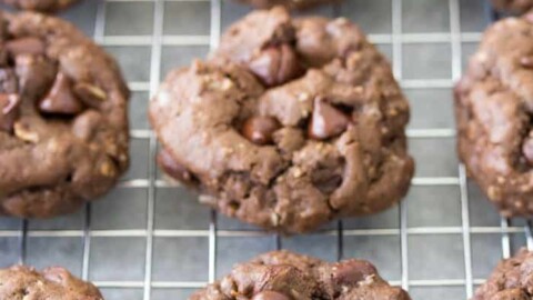 Image for Chewy Chocolate Oatmeal Cookies - Double Chocolate, Soft & Chewy!