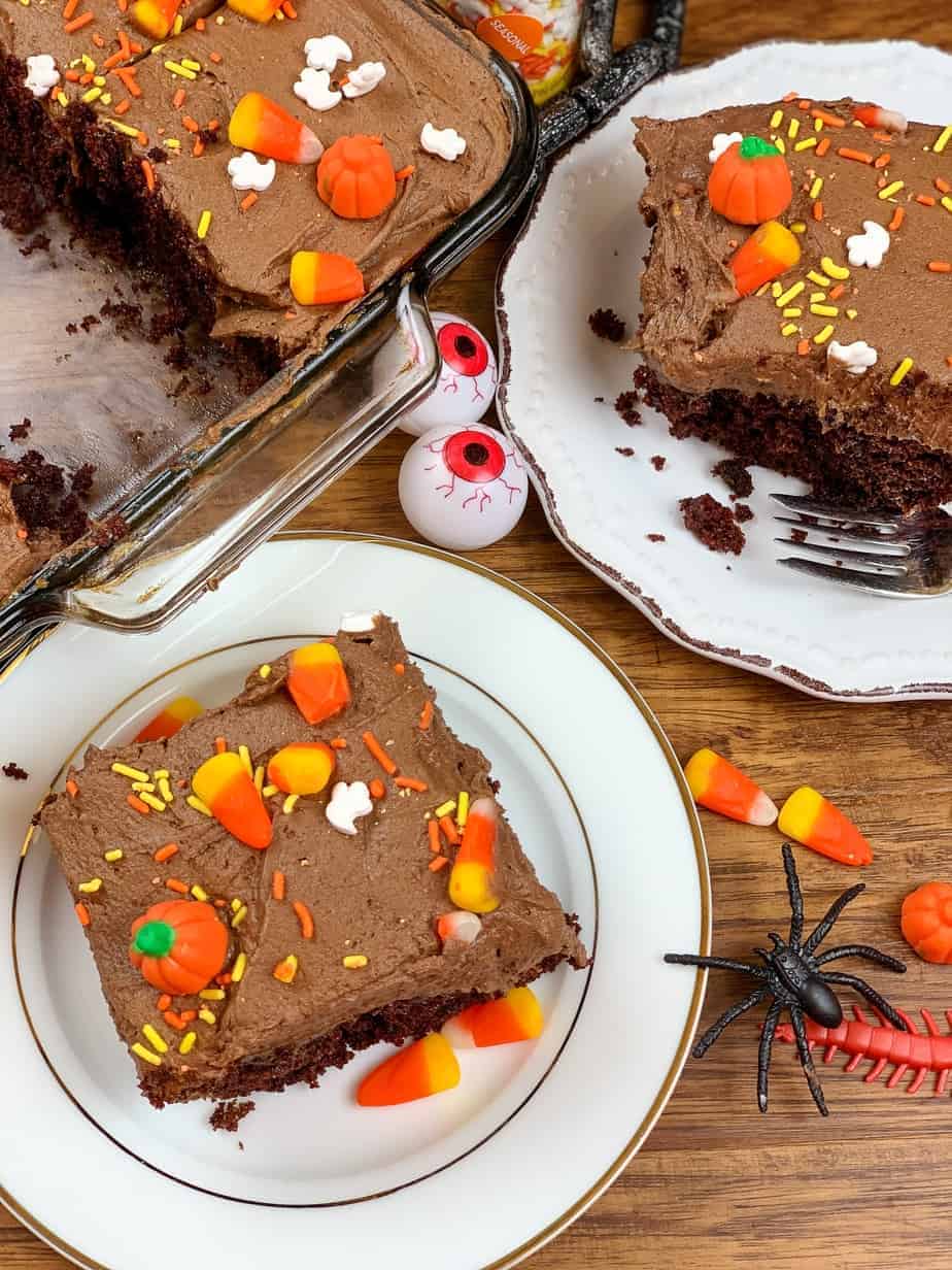Halloween Chocolate Cake - Back To My Southern Roots