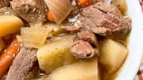 Easy Slow Cooker Beef Stew With Onion Soup Mix