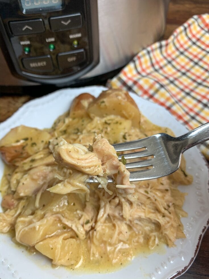 Slow Cooker Creamy Ranch Chicken and Potatoes Back To My Southern Roots