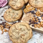 Kitchen Sink Cookies on a counter.