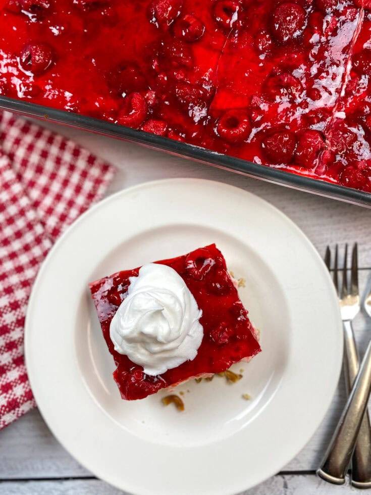 The Best Raspberry Jello Salad Recipe Back To My Southern Roots
