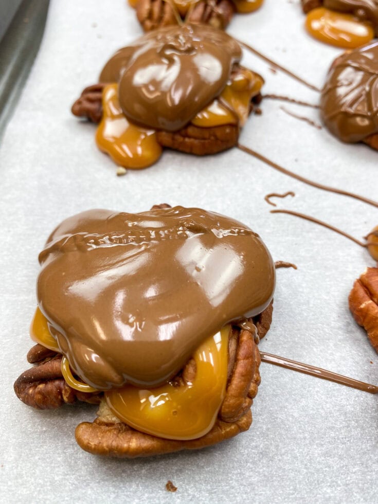 homemade-chocolate-pecan-turtle-clusters-recipe-back-to-my-southern-roots