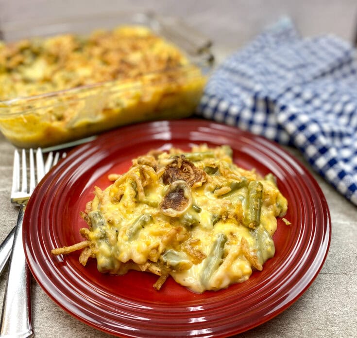 Cheesy Green Bean Casserole Back To My Southern Roots