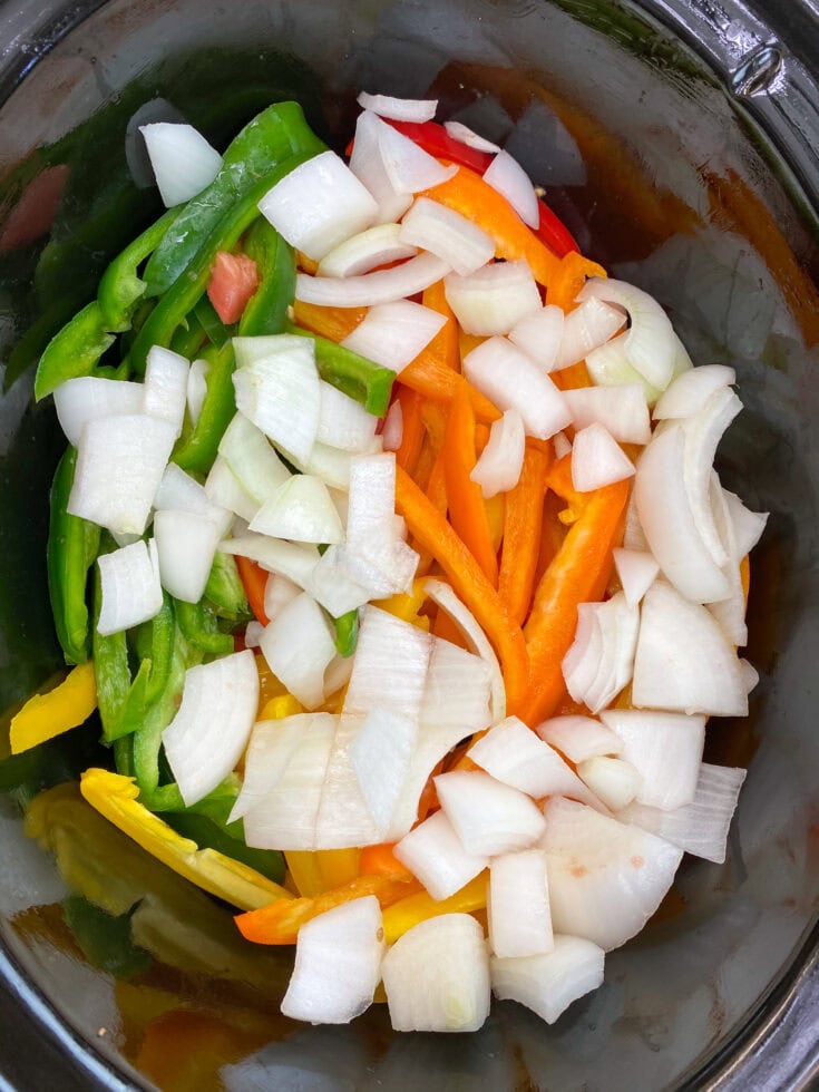 Crock Pot Sausage and Peppers Back To My Southern Roots