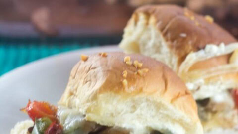 Image for Jalapeno Popper Philly Cheesesteak Sliders