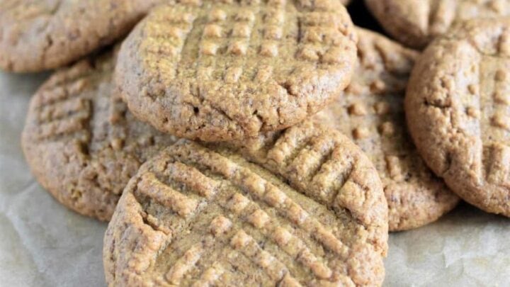 Image for 3-Ingredient Vegan Peanut Butter Cookies [GF]