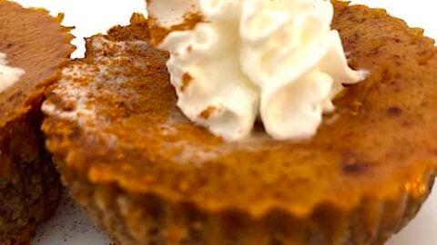 Image for Mini Pumpkin Pies with a Pecan Crust