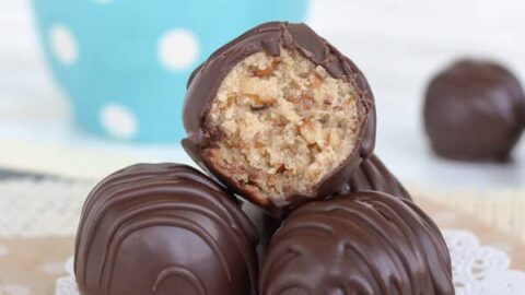 Image for Amaretto Pecan Cookie Dough Truffles