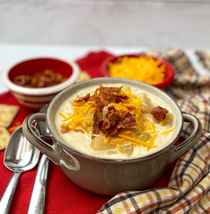 Slow Cooker Creamy Chicken and Potato Soup Recipe Back To My Southern