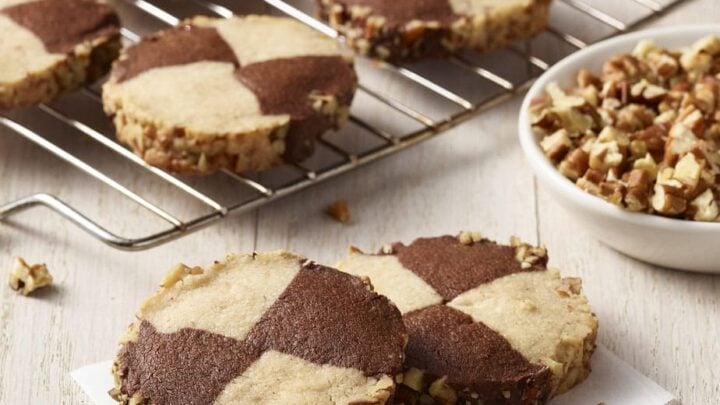 Image for Recipe | Pecan Checkerboard Cookies