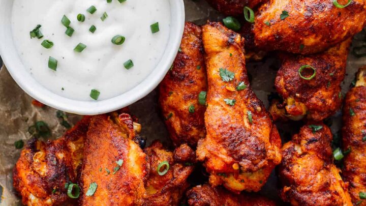Image for Baked Chicken Wings Recipe (BEST Seasoning) HOW TO VIDEO!!