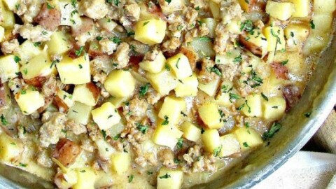 Image for Creamy Sausage and Potatoes- a 30 minute dinner