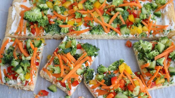 Image for Crescent Roll Veggie Pizza