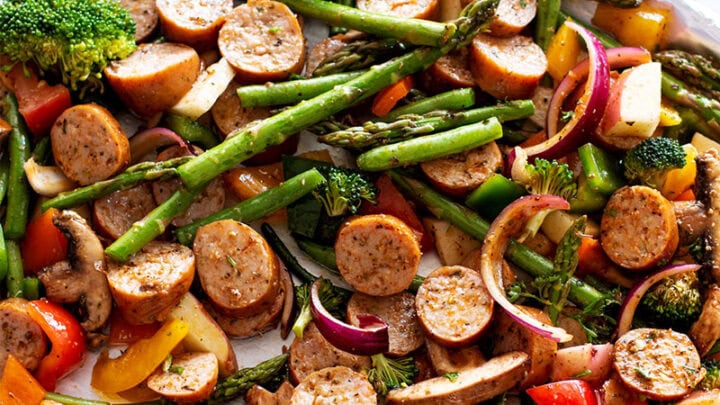 Image for Sheet Pan Smoked Sausage and Vegetables