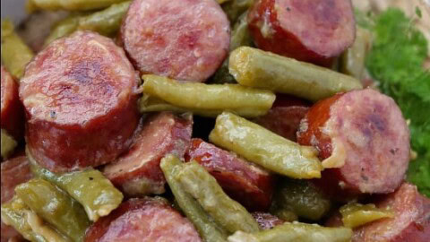 Image for Sausage Kielbasa Green Beans