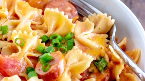 Image for Creamy Sausage Pasta (dinner made in one pan!)